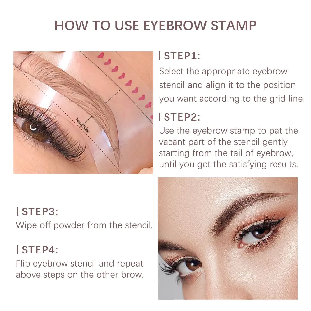 Eyebrow Shaping Long Lasting Stamp Kit